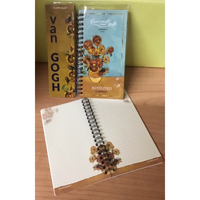 NOTEPAD VINCENT VAN GOGH Girasoli